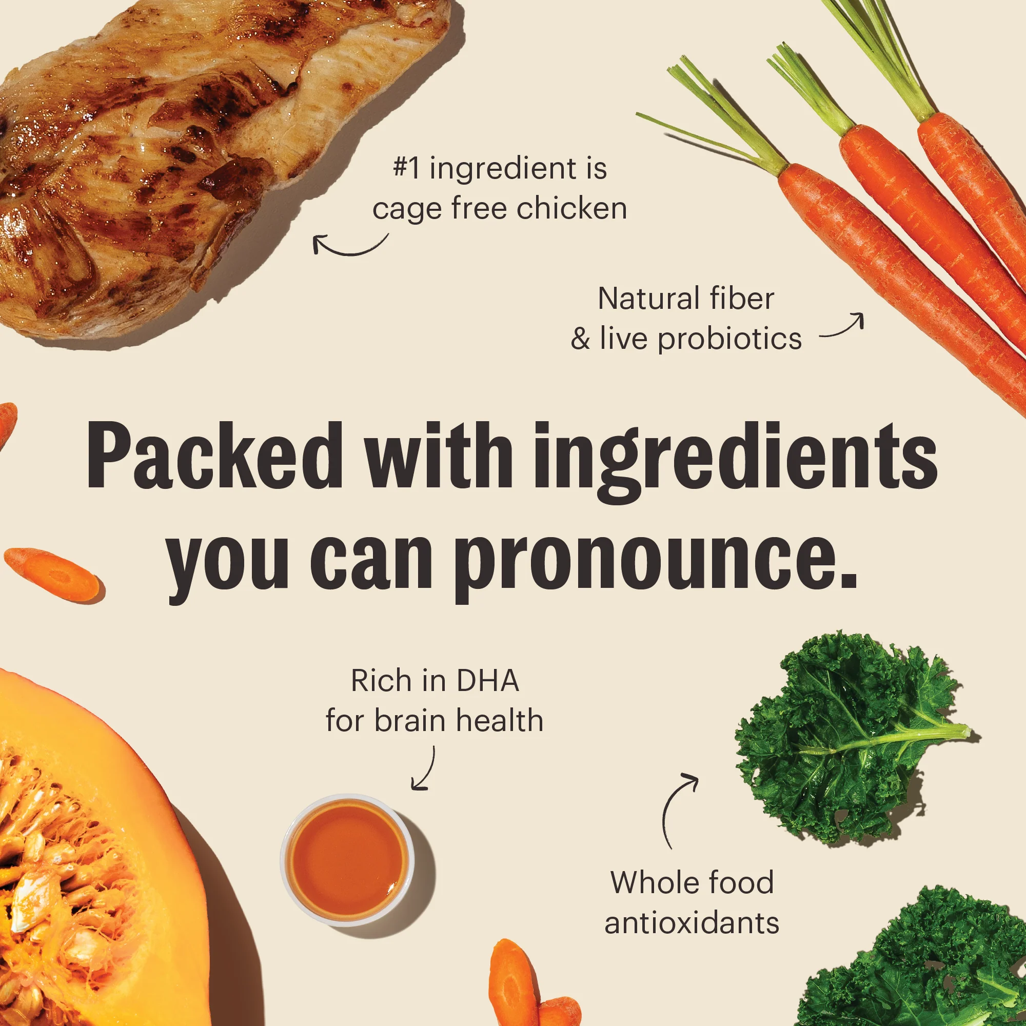 Grain Free Chicken Whole Food Clusters for Puppies - Image 3