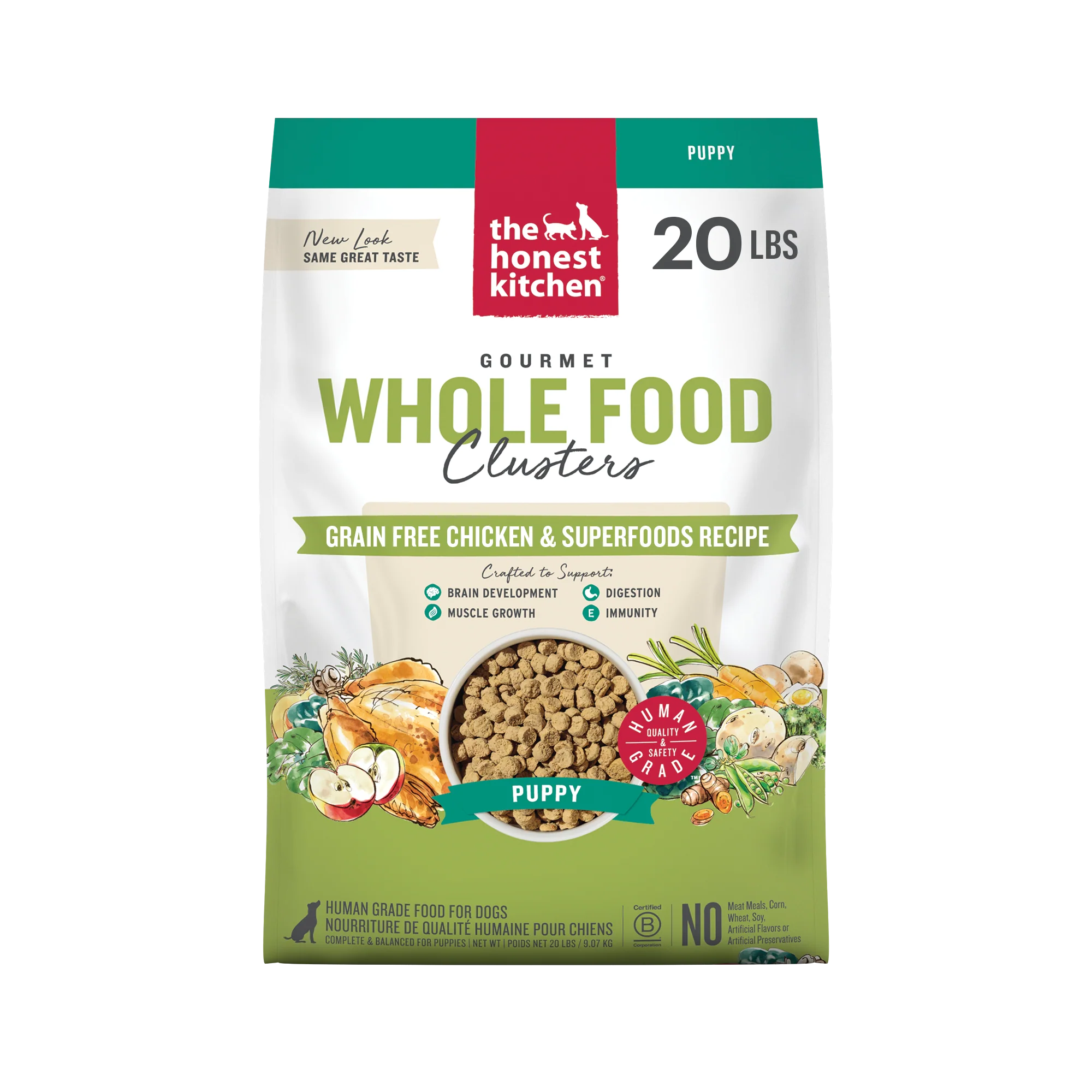 Grain Free Chicken Whole Food Clusters for Puppies - Image 9