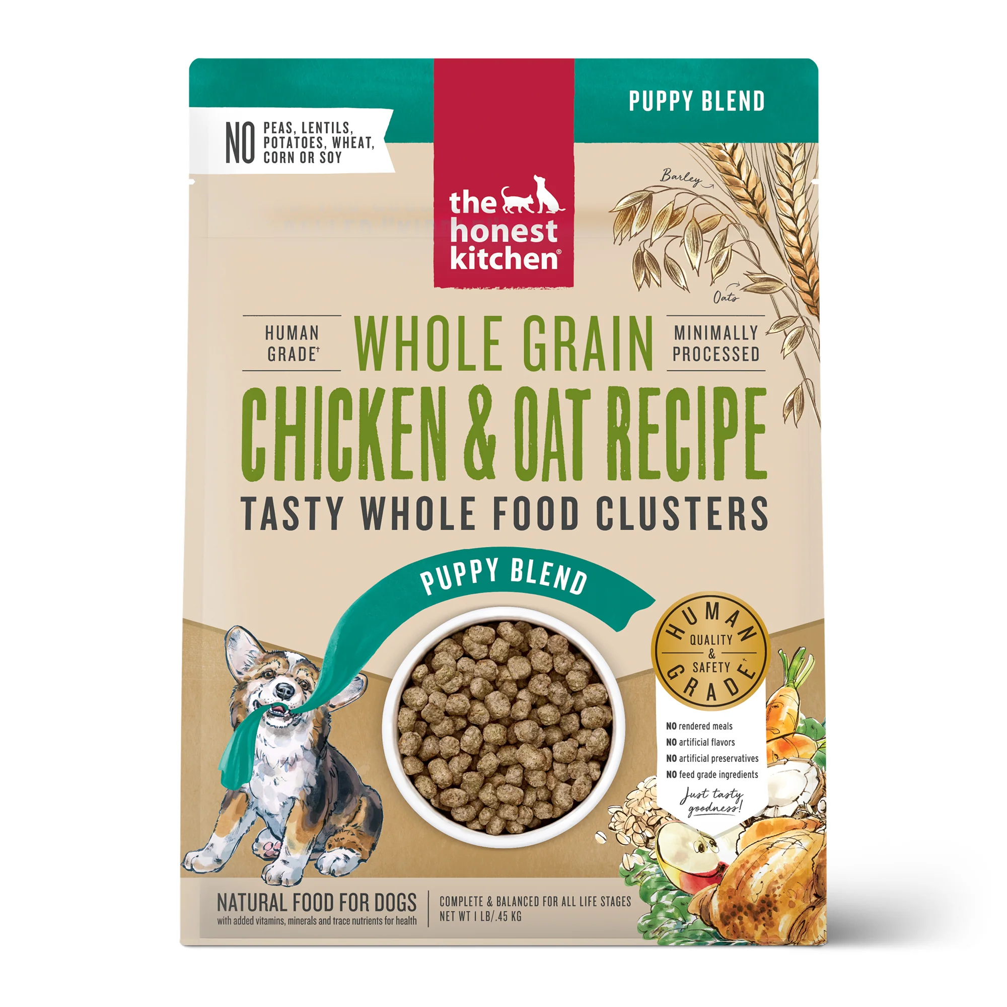 Whole Grain Chicken Whole Food Clusters for Puppies - Image 8