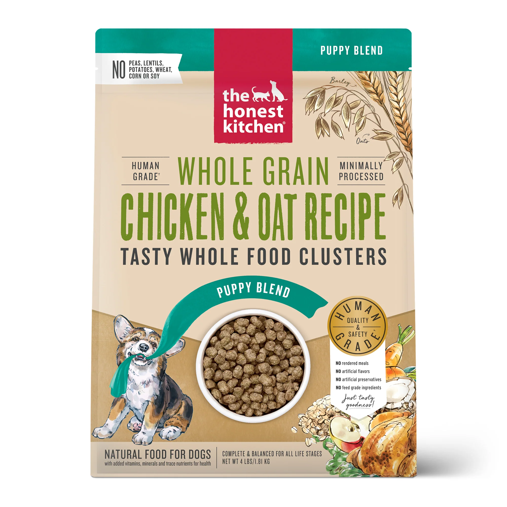 Whole Grain Chicken Whole Food Clusters for Puppies - Image 9