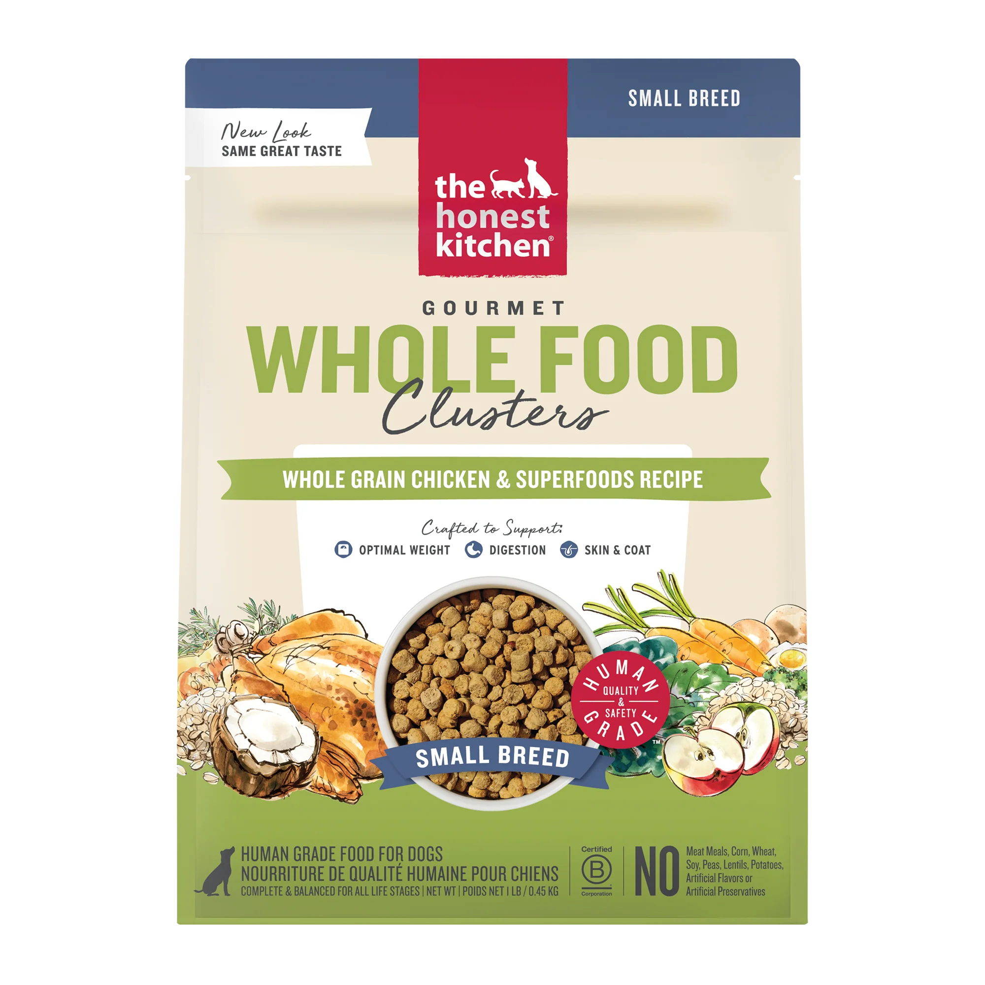 Whole Grain Chicken Whole Food Clusters for Small Breeds - Image 11