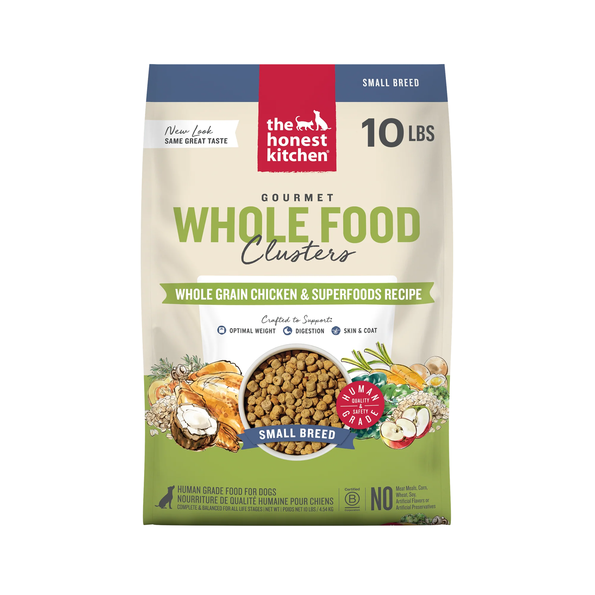 Whole Grain Chicken Whole Food Clusters for Small Breeds - Image 9